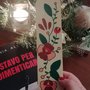 Segnalibro in legno "Fiori nordici"