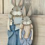 Conigli in legno massello by Creazioni GiaRó  Ⓒ