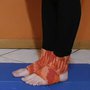 Calze per yoga/ calze per fitness / calze da danza fatte a mano all'uncinetto 