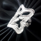 Anello da donna in argento 925 fatto a mano A171