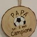 targa legno Papà sei il mio campione