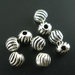 20 perle in metallo 4mm spacer beads