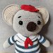 Koala all'uncinetto amigurumi - - spedizione gratuita