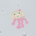 La medusa rosa, 9.5 x 6.5 cm