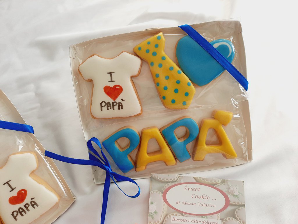festa del papà idea regalo biscotti decorati regalo originale 