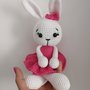 Bambola coniglio con vestitino