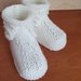 Scarpine stivaletto neonato/neonata in lana merinos 