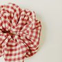 SCRUNCHIES - Elastico vichy rosso