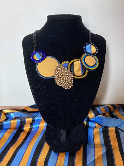 COLLANA IN SIMIL SAUTACHE GRETA COLLANA IN SIMIL SAUTACHE GRETA