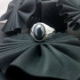 Anello in argento 925 con ematite fatto a mano A111