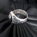 Anello in argento 925 con ematite fatto a mano A111