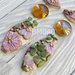 SET CABOCHON 6 pz in pasta polimerica, forma vaso, ideale per soutache, macramè #giardino fiorito rosa