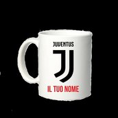 Tazza Juventus milan inter con nome squadre serie A alta qualità idea regalo