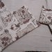 Set portamollette con presine in cotone realizzato a mano - Vetrina d'Arte