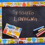 Tovaglietta con tessuto lavagna