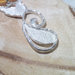 Ciondolo da donna "gatto" in argento 925 fatto a mano C233