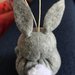 Coniglietto in feltro fatto a mano, decorazione pasqua