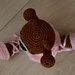 Ballerina orsetto all'uncinetto amigurumi - spedizione gratuita