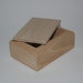 Scatola barattolo in legno da decorare cm 8x6,5x4,5