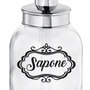 Scritta adesiva SAPONE per dispenser sapone liquido