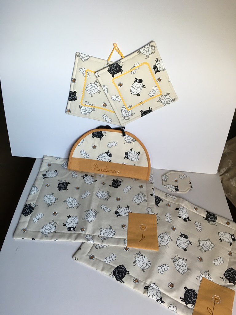 Joyhalo Confezione da 4 presine per cucina, in cotone, con grande resistenza al calore, cuscinetti antiscivolo per la cucina, colore acqua