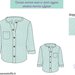 Cartamodello PDF camicia unisex bambino da taglia 2 anni a 10 special ( 12 forme bambino )