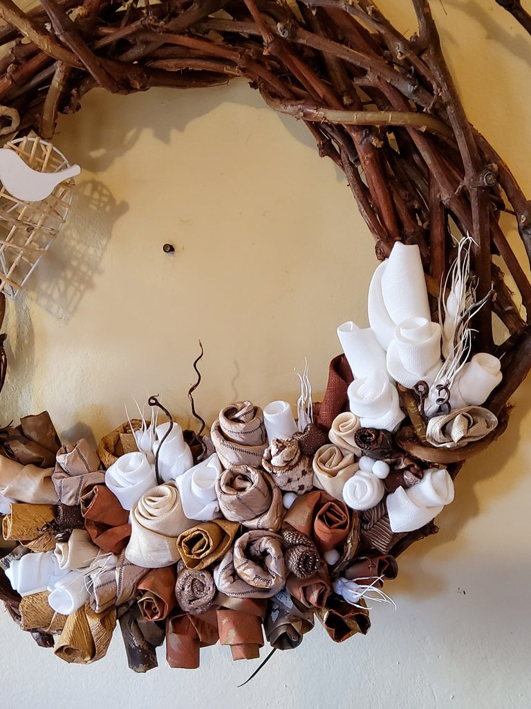 Ghirlanda Di Vimini Intrecciato 20 Cm | Base In Salice Naturale Per Decorazioni Fai Da Te