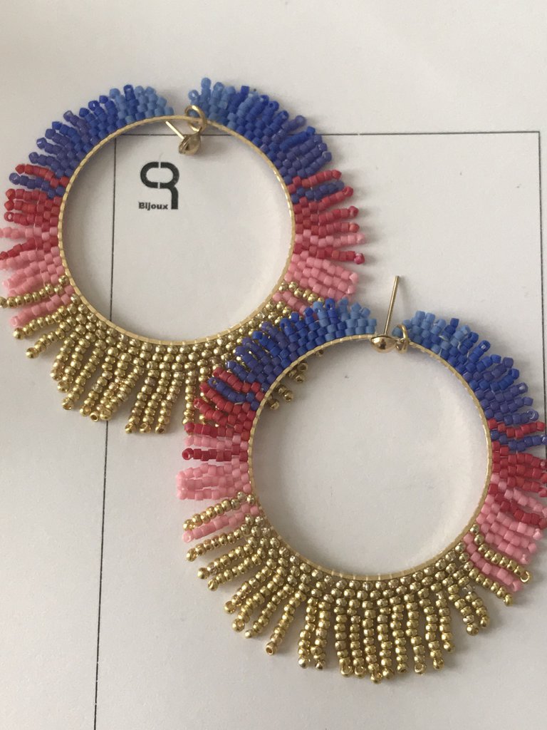 Orecchini A Cerchio Grandi A Forma Di Cuore – Placcati Oro/Rosa/Bianco/Nero – Regalo Donna