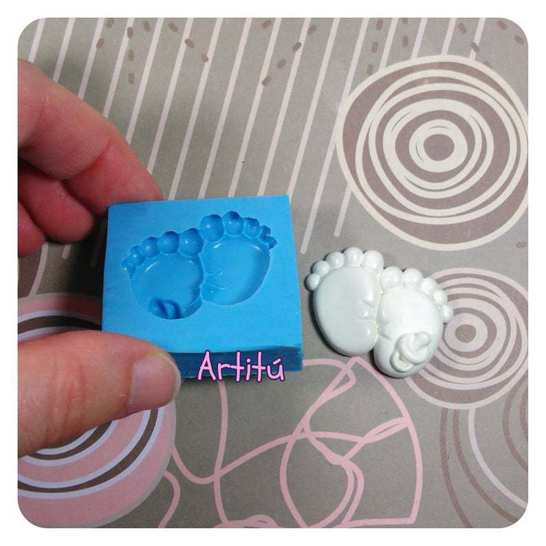 Stampi In Silicone Per Ciuccio E Biberon, Set Fai Da Te Per Bomboniere Battesimo, Stampo Per Cioccolato Fondente E Pasta Di Zucchero