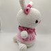 Coniglietta all'uncinetto amigurumi - personalizzabile con nome