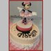 Cake topper/Decorazione torta Topolina ballerina in pasta di zucchero