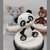 Cake Topper/Decorazione torta Panda-animali di zucchero