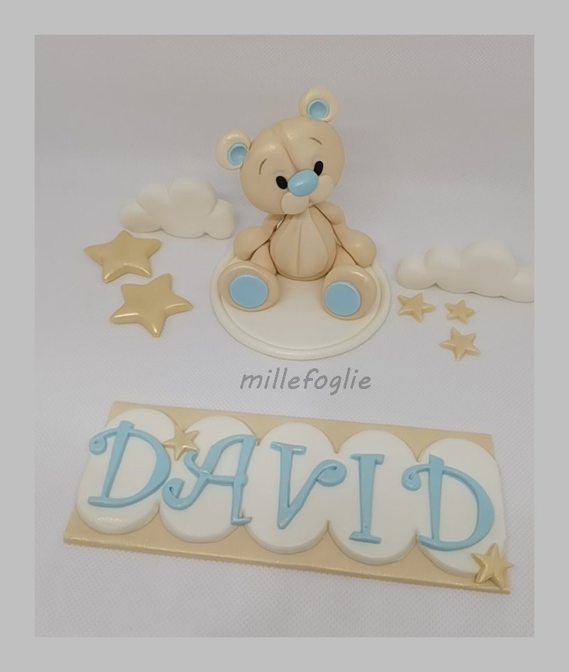 Doyomtoy Centrotavolo Battesimo Bambino, Decorazioni A Nido D'Ape