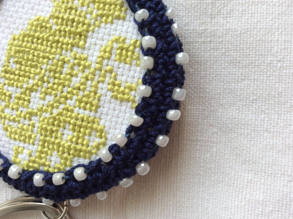 2A4 - Portachiavi Per Moto Tipo Honda, In Tessuto Ricamato, 120x35 Mm - Foto 8