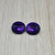 coppia rivoli vetro 12mm viola