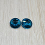 coppia rivoli vetro 12mm blu petrolio