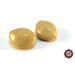 Lotto: 50 Perle Vetro - 16x14x6 mm - Colore: Beige  