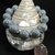 Bracciale donna con perle in ceramica e pendente in vetro di Murano