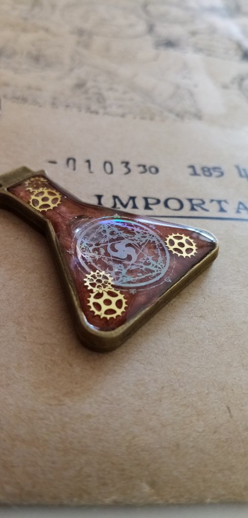 Ingemark Collana con ciondolo a cuore grande punk di alta
