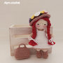 Bambolina da collezione Anna amigurumi. Idea regalo bimba