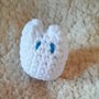 Gattino Amigurumi Personalizzabile - Bianco