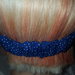 Fascia per capelli-  turbante blu