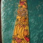 Cravatta dipinta a mano-frutta