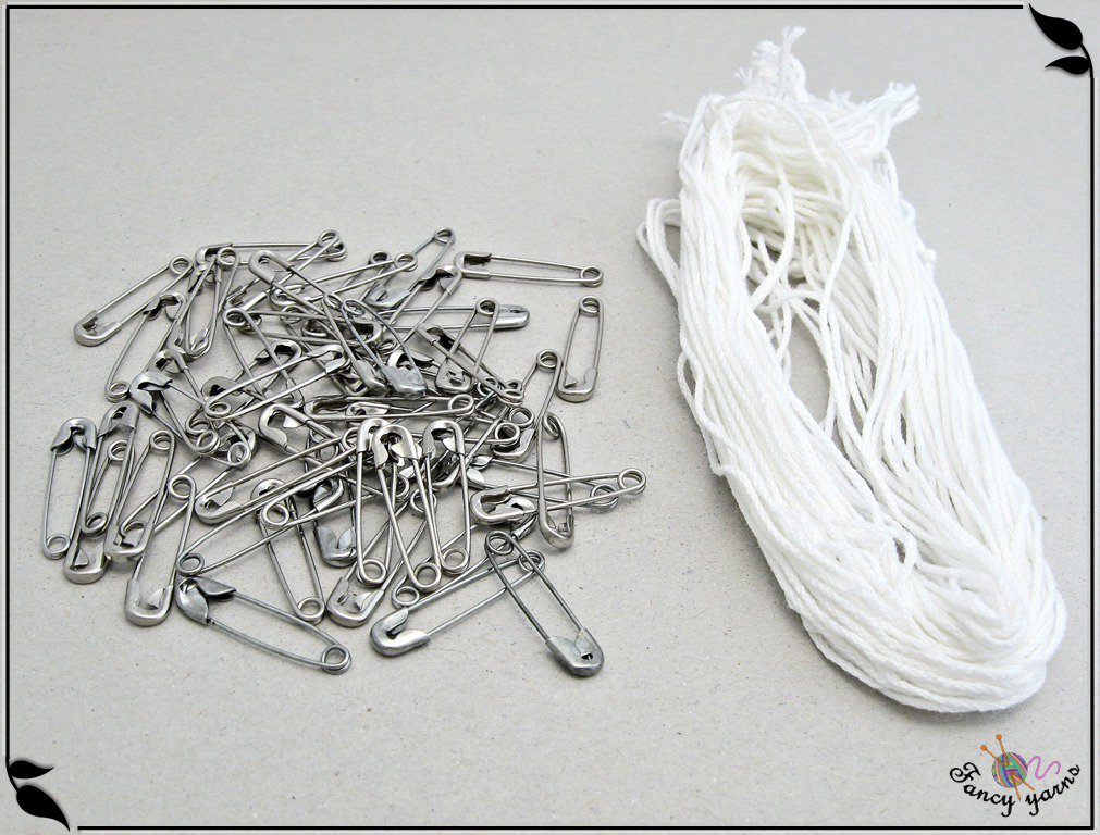 LANGING 50 Spille Da Balia Argentate 38 Mm - Con Bloccaggio Di Sicurezza, Per Cucito, Etichette E Artigianato