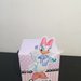 Scatolina festa compleanno nascita confetti scatola porta scatoline segnaposto paperina daisy duck caramelle 