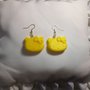 ORECCHINI HELLO KITTY RESINA COLORE GIALLO