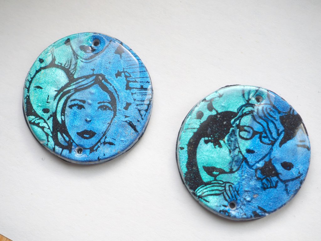 18 Ciondoli Gotici A Cuore Sacro - Oro, Per Gioielli Fai Da Te, Halloween E Festività - Foto 4