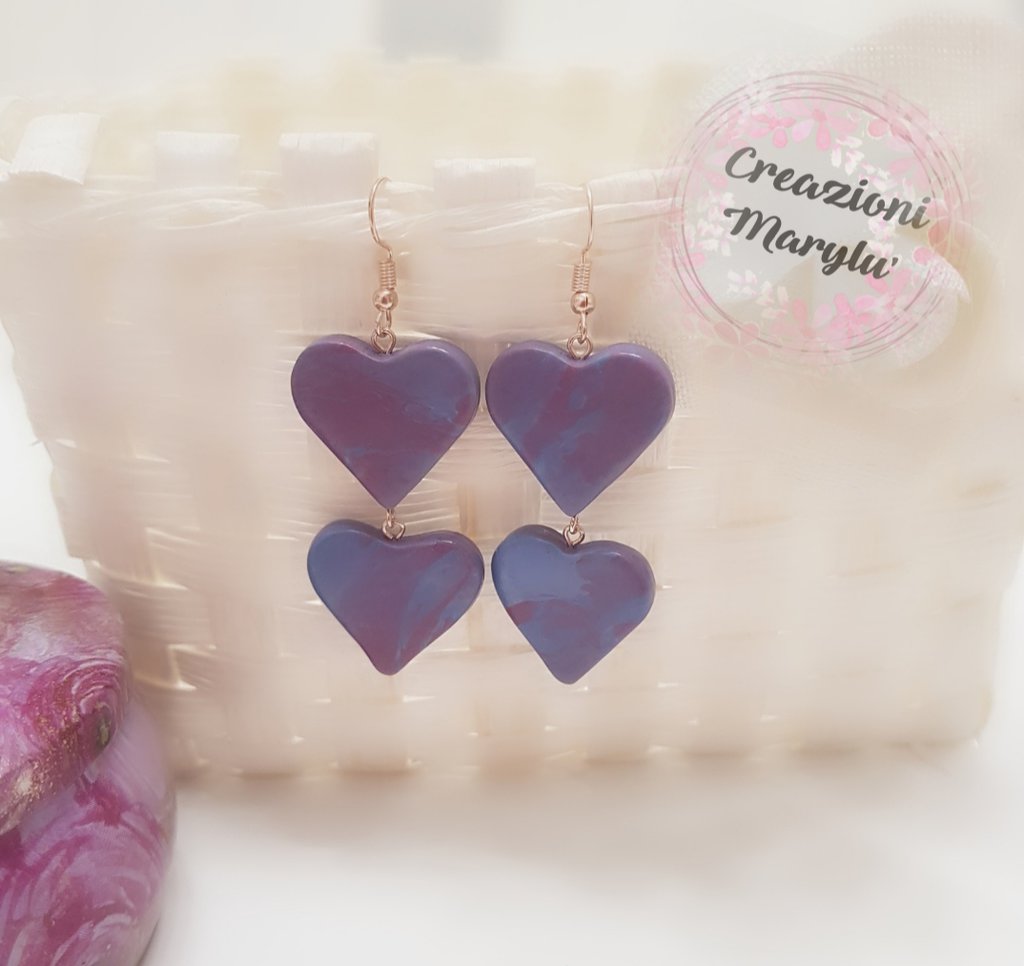 Orecchini Pendenti A Cuore In Acrilico Rosa | Gioielli Statement Per Discoteca E Hip-Hop | Dimensioni 6x7 Cm