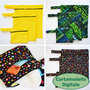 Wet bags borse impermeabili riutilizzabili - Cartamodello PDF ecosostenibile - pannolini lavabili - viaggiare - cucire