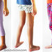Simple LEGGINGS per Bambine - Cartamodello PDF - pantaloni cucire leggins ragazza teenager vestiti abbigliamento cucito